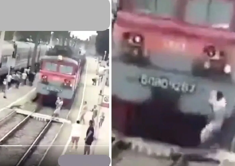 train accident viral