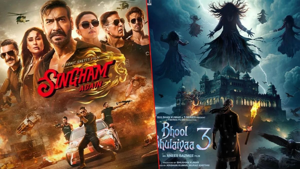 Singham Again Vs Bhool Bhulaiyaa 3