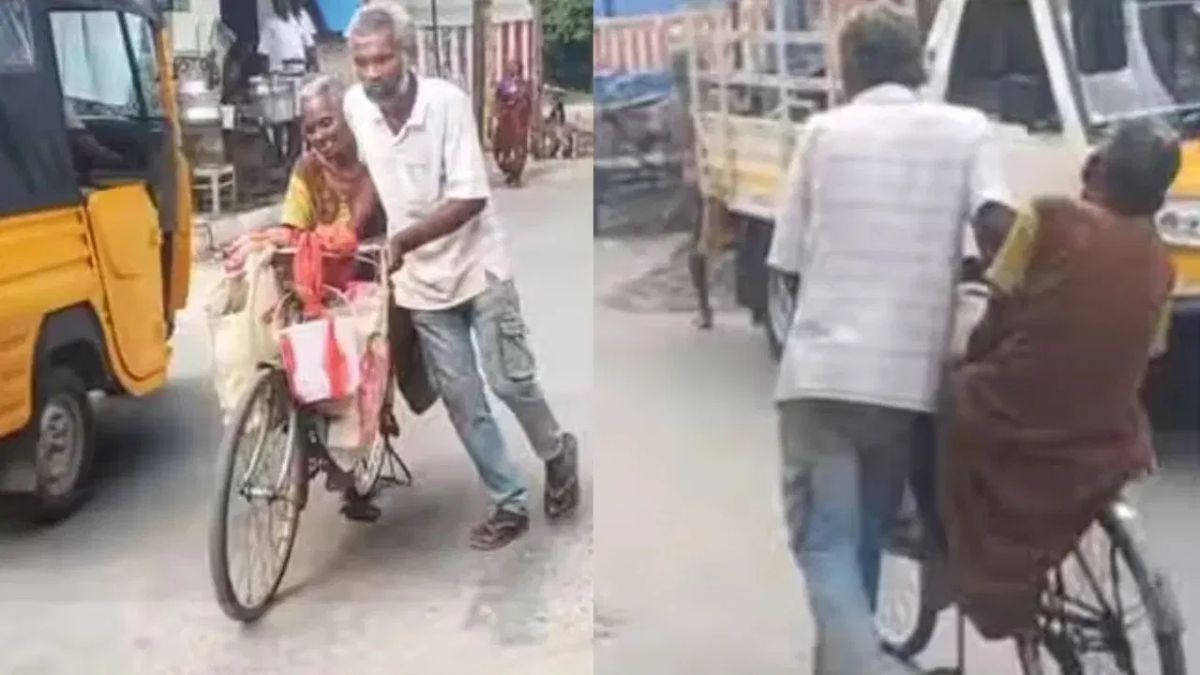 Dead Body On Bicycle