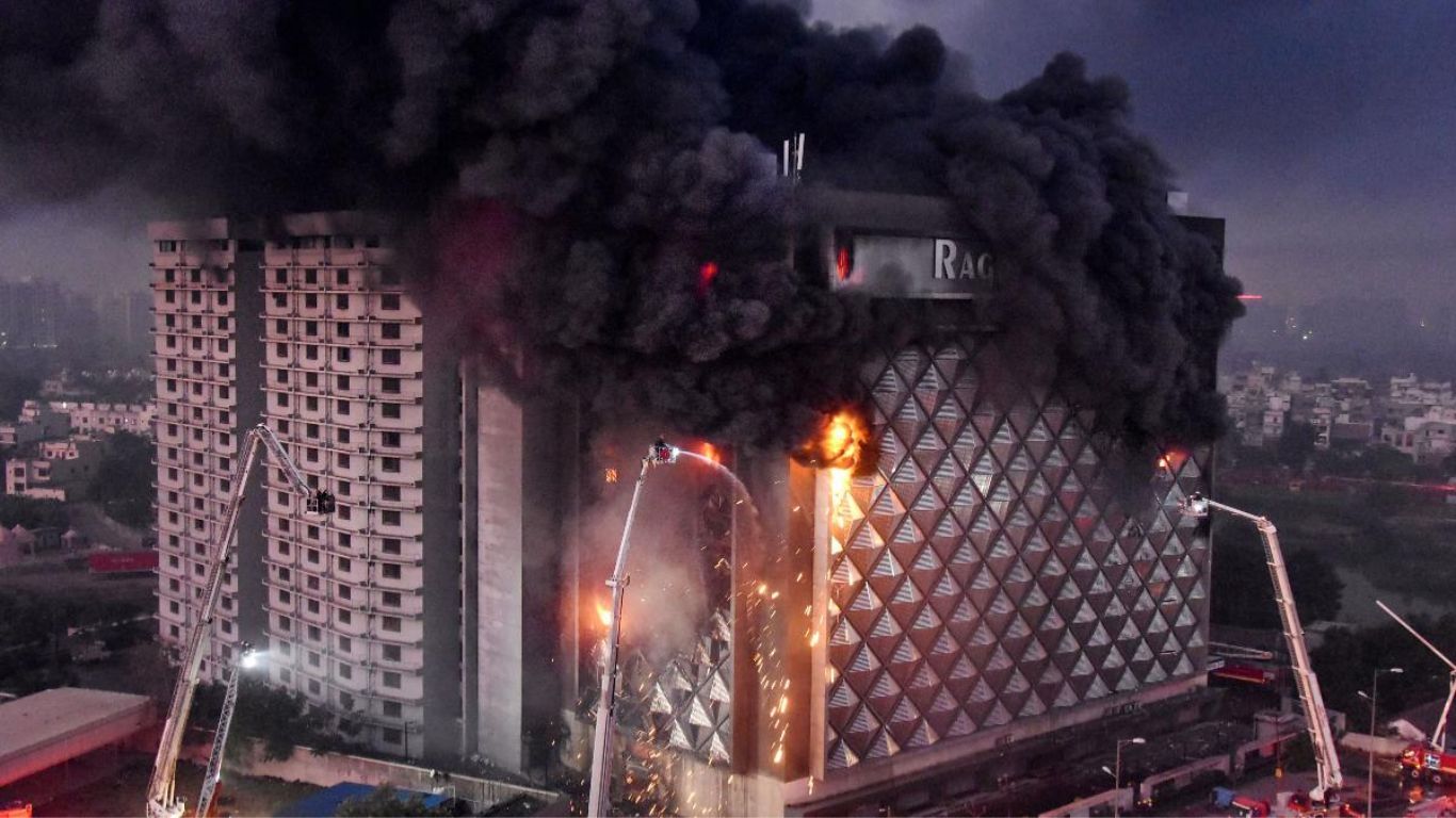 Gujarat Surat Fire Market
