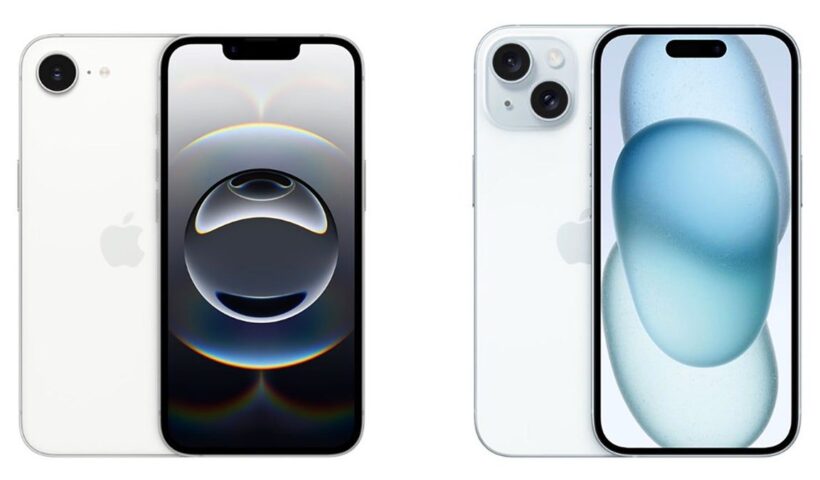 iPhone 16e vs iphone 15