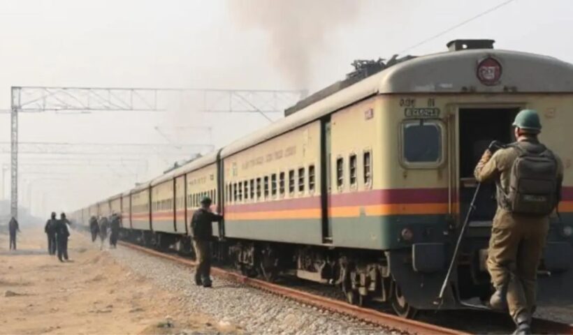 Pakistan Train Hijacked