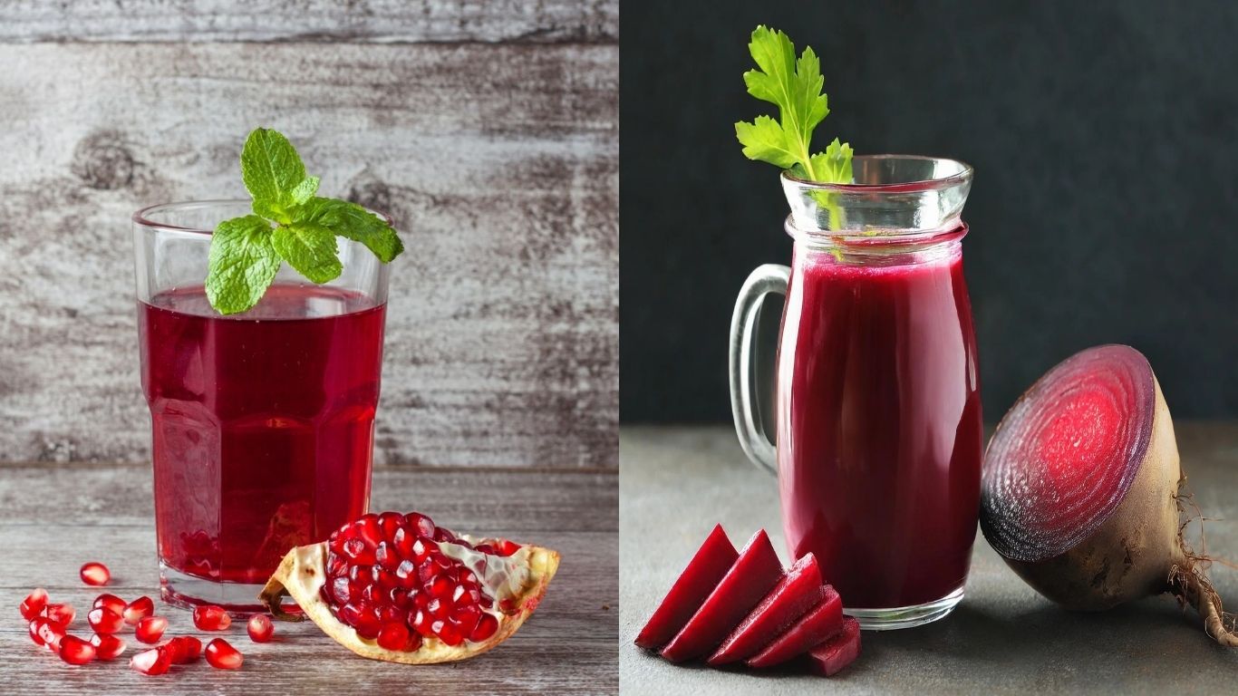 Beetroot vs Pomegranate Juice