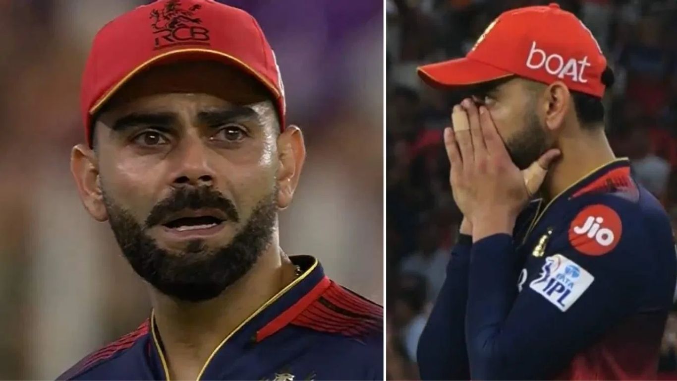 Virat Kohli Crying