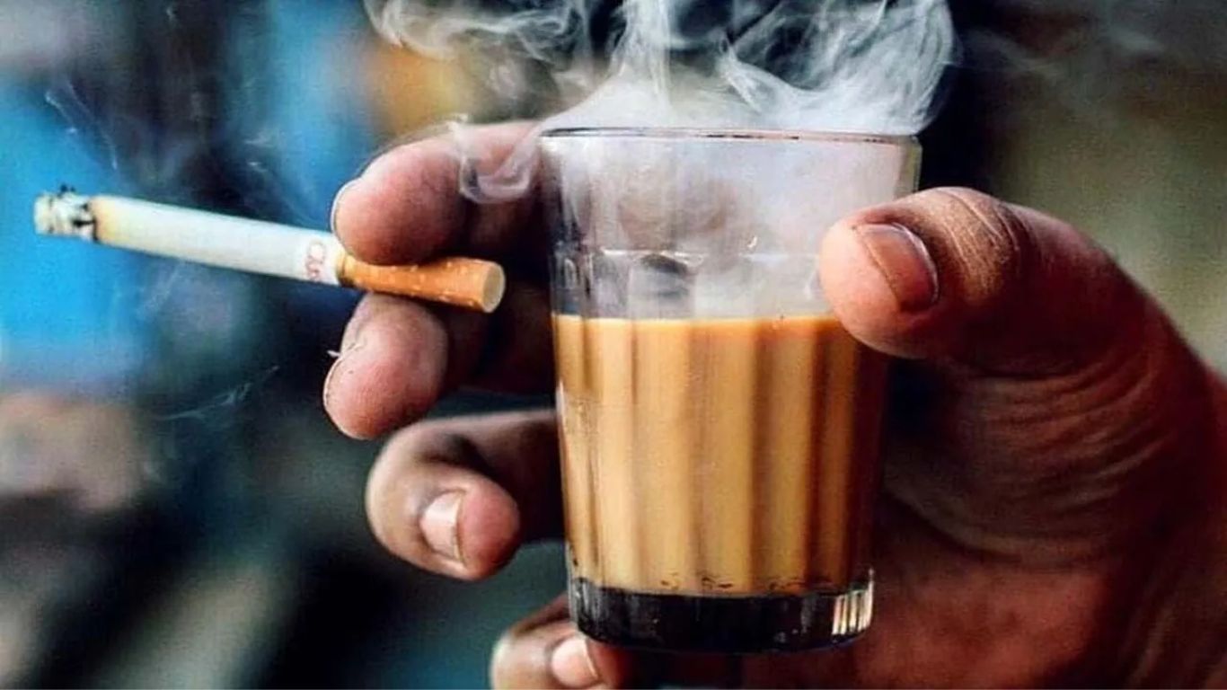 Tea With Cigarette
