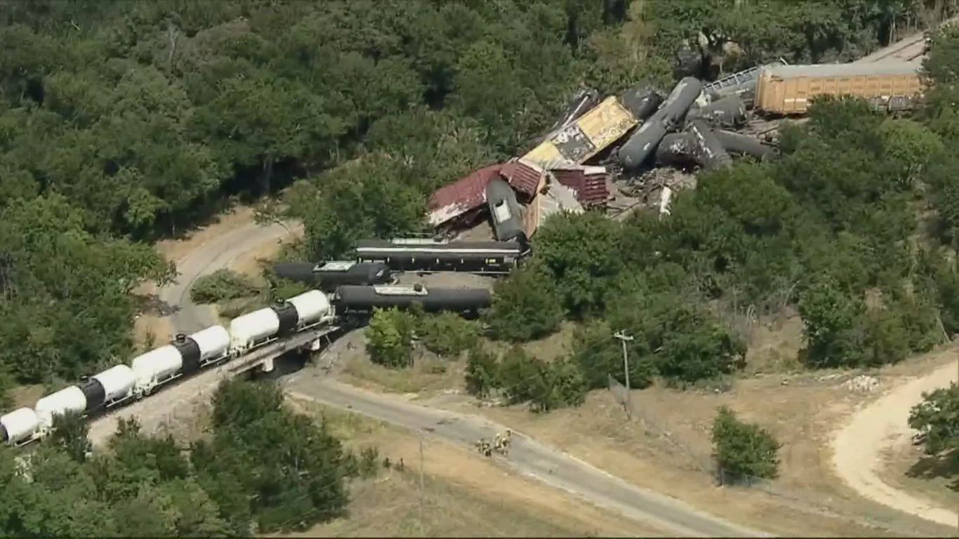 US Train Derail