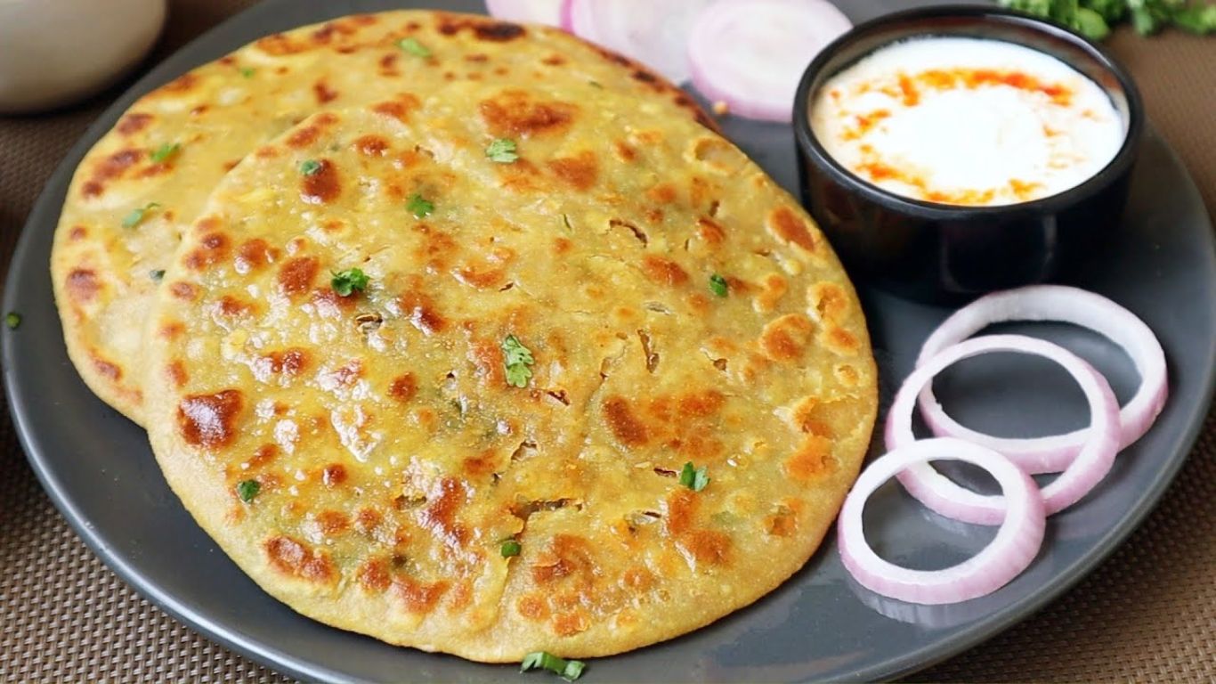 aloo pyaz paratha