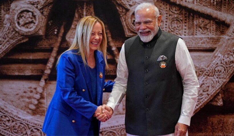 Giorgia meloni-Modi