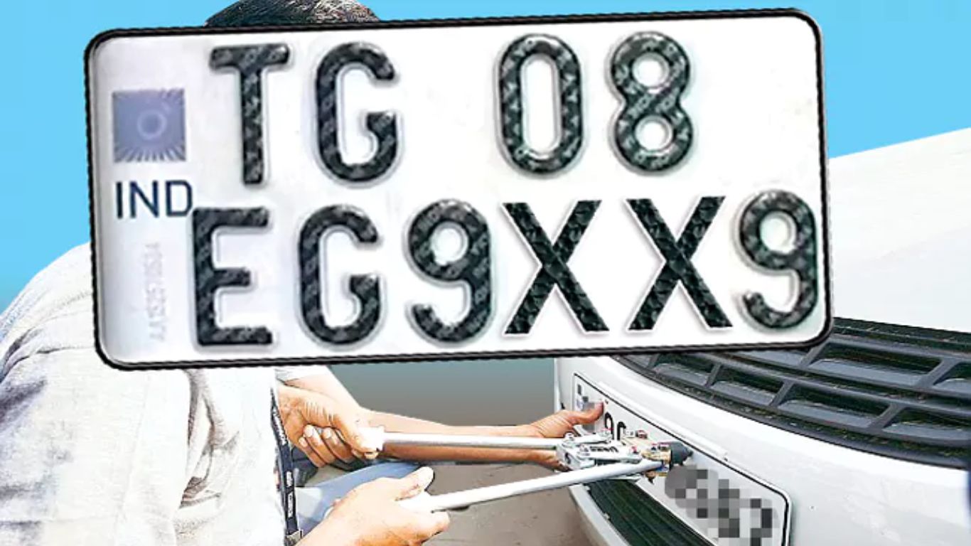 HSRP Number Plate