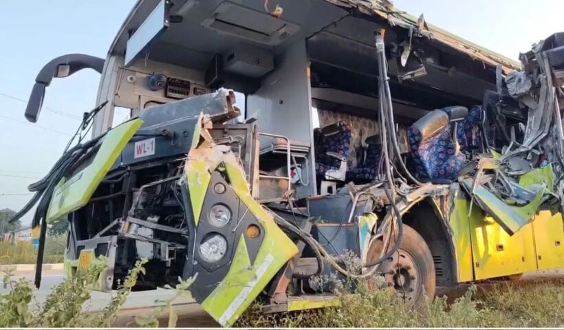 Jangaon RTC Bus Accident