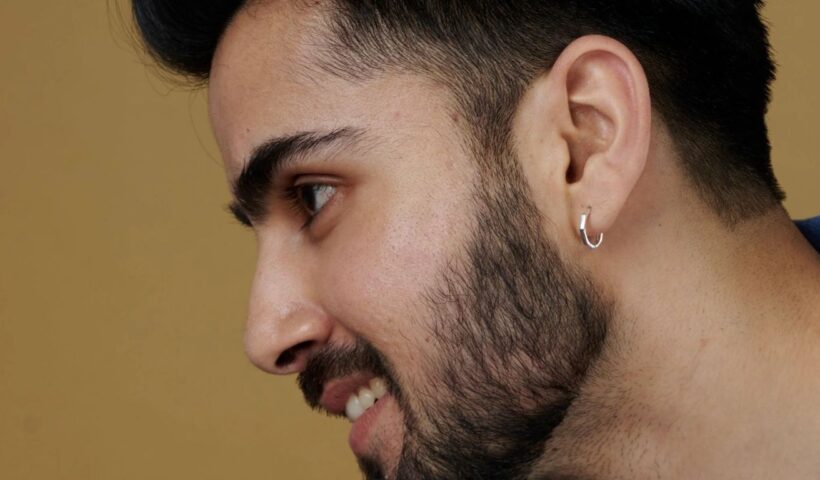 Men Ear Piercing