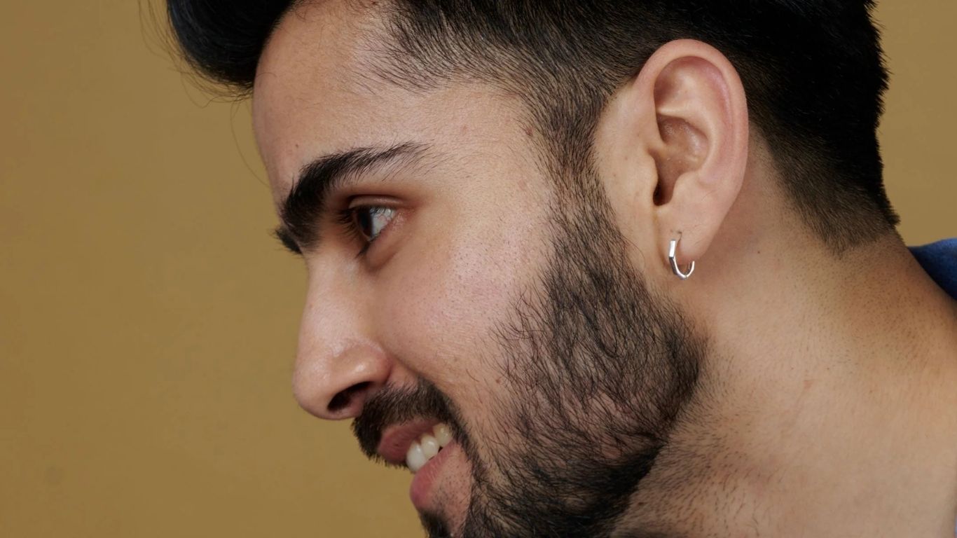 Men Ear Piercing
