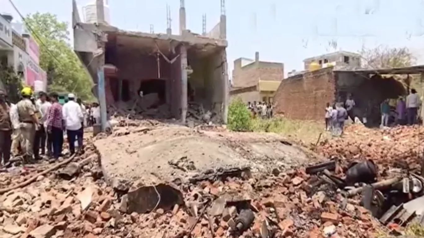 Massive explosion