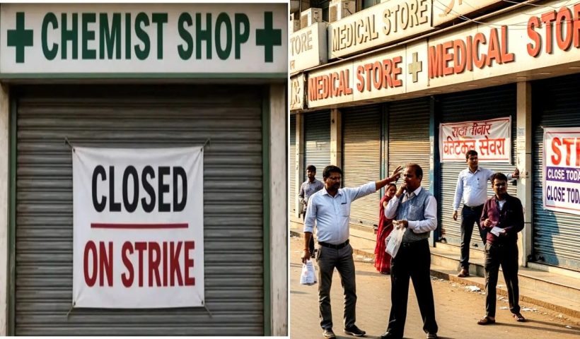Medical Shops Strike:
