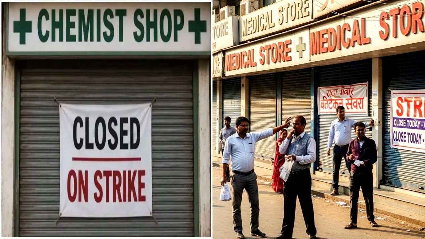 Medical Shops Strike: