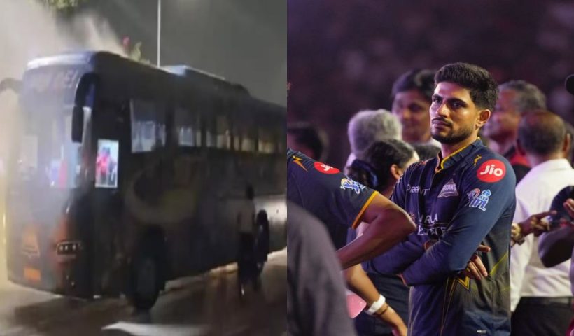 Gujarat Titans Bus Fire