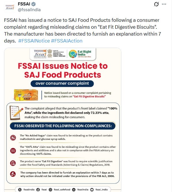  FSSAI 