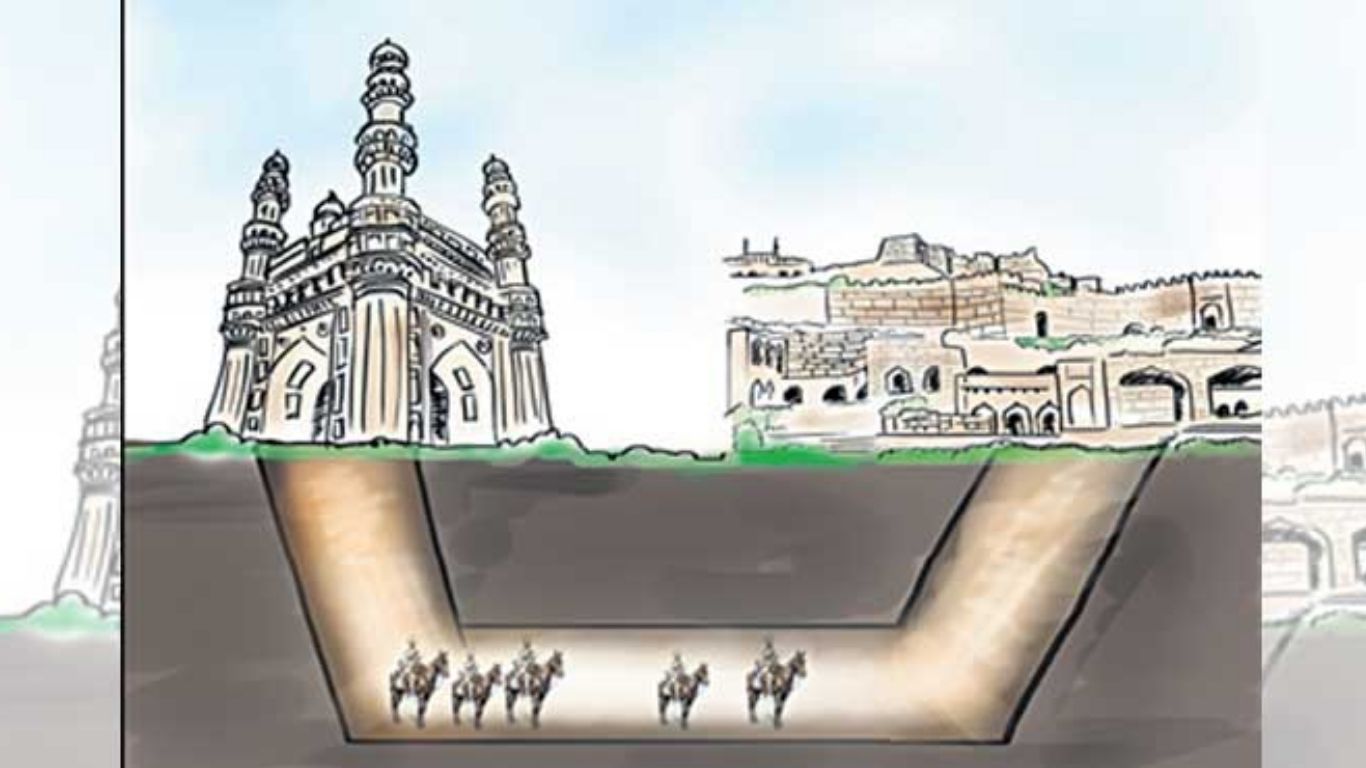 Golconda Secret Tunnel