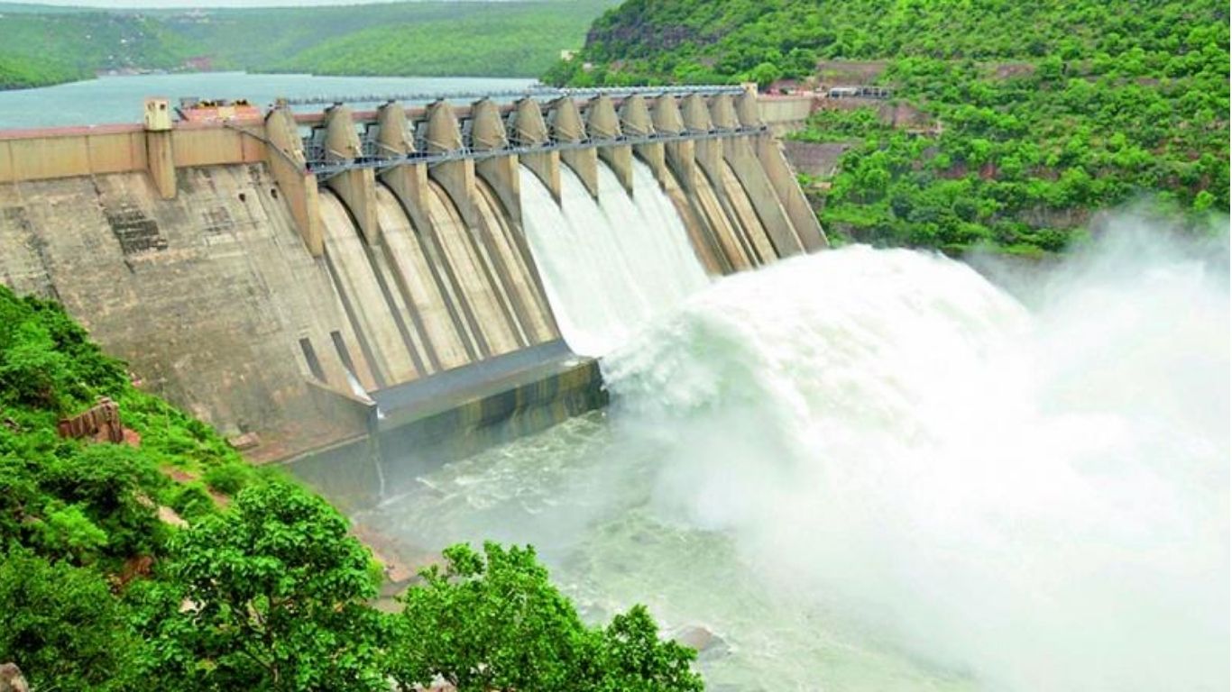 Srisailam Water Levels