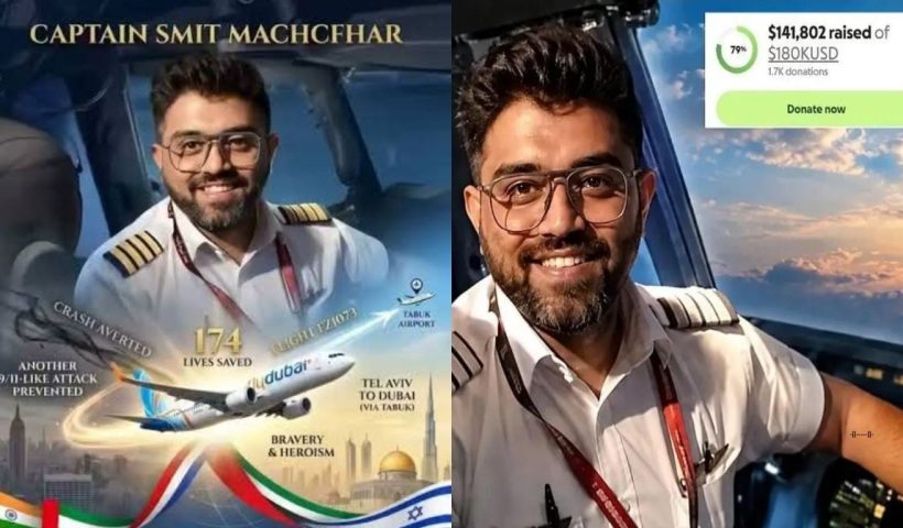 flydubai-flight-indian-pilot-captain-smit-machchhar-bravery-saves-180-passengers-gofundme-donations
